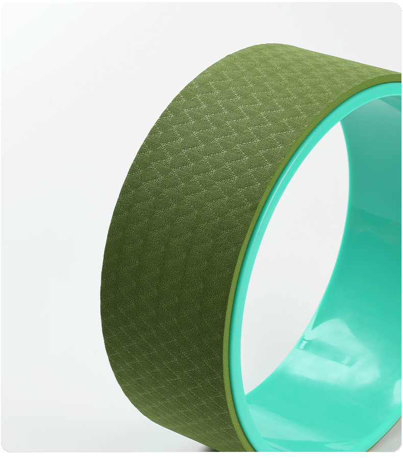 TPE Yoga Wheel (Green+Green)